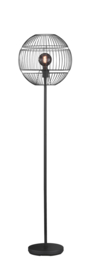 Fischer  & Honsel vloerlamp Drops, zwart uplight