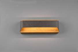 Trio lighting wandlamp Arino led, antiek nikkel incl. switch dimmer