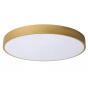 Lucide plafondlamp Unar led, mat goud-messing 49,5 cm incl. switch dimmer