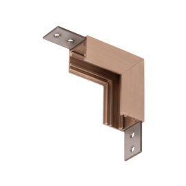 Lucide LINIAL Hoek Verticaal 1-fase Railsysteem / Railverlichting - Smart - 48V Track - 10 CM - Champagne