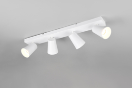 Trio lighting plafondspot Sharp, 4-lichts wit