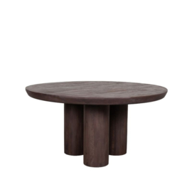 Label 51 Eettafel Olly, espresso mangohout 150 cm