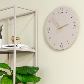 Spinder design TIME Ø 40 Klok, silky taupe
