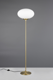 Trio lighting vloerlamp FOMENTO, mat messing