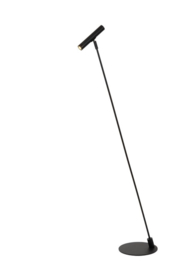 Lucide ALEC - Vloerlamp - LED 3 StepDim - G9 - 1x3W 2700K - Inclusief omwisselbare ringen - Zwart