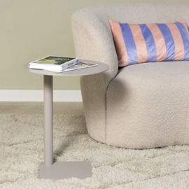 Spinder design Bijzettafel Sunny high, silky taupe