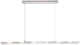 Linea Verdace hanglamp Steamliner led,nikkel met glas 120 cm