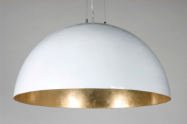 Linea Verdace hanglamp Cupula, wit-goldleaf 70 cm