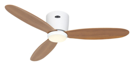 Casafan ECO PLANO II 112 plafondventilator, naturel eiken, wifi met verlichting