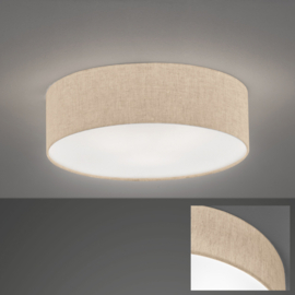 Fischer & Honsel plafondlamp Thor, zand kleur 40 cm
