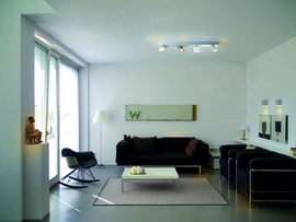 Bopp leuchten plafondlamp AT led, geborsteld aluminium 45 cm