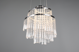 Trio lighting hanglamp Pomp, chroom incl. switch dimmer 38 cm