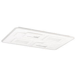 Fischer & Honsel plafondlamp Lorado led, wit incl. afstandsbediening