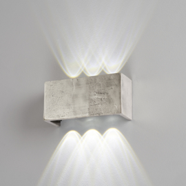 Fischer & Honsel wandlamp Coq led, antiek nikkel 21 cm