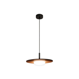 Lucide CARMINO - Hanglamp - Ø 38,7 cm - LED - 1x8W 2700K - Terracotta