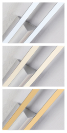 Bopp leuchten plafondlamp Delta led, mat aluminium incl. afstandsbediening