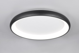 Trio lighting plafondlamp Cardona led, mat zwart incl. switch dimmer