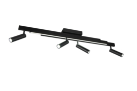 Trio lighting plafondspot  Zeno led, 4-lichts zwart