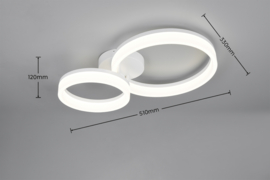 Trio lighting plafondlamp Scope led, wit