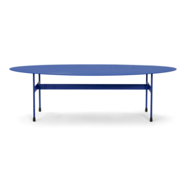 Spinder design Salontafel Mira oval, ultramarina