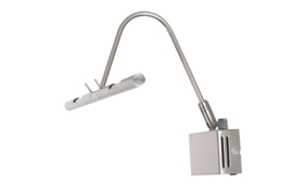 Linea Verdace wandlamp  Da Vinci mini led, mat nikkel 40 cm