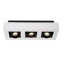 Lucide plafondspot Xirax led, 3-lichts wit