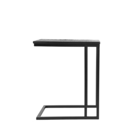 Label 51 Bijzettafel Move,  zwart mangohout/zwart metaal