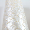 WF Light vloerlamp Lely, parelmoer wit 150 cm