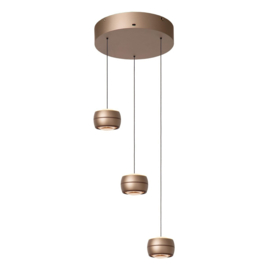 Lucide CORYFEE - Hanglamp - LED Dimb. - CCT - 3x6,3W 2200K/3000K - Champagne kleur