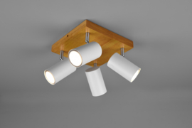 Trio lighting plafondspot Marley led, 4-lichts wit-hout incl. lichtbron