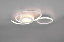 Trio lighting plafondlamp Jive led, wit incl. afstandsbediening 50 x 45 cm