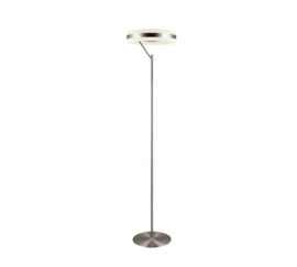 Trio-lighting vloerlamp Dios led, mat nikkel