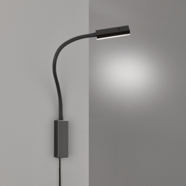 Fischer & Honsel wandlamp Flex Raik led, mat zwart