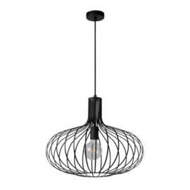Lucide hanglamp Manuela, zwart 50 cm