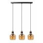 Lucide hanglamp Ilona, 3-lichts balk