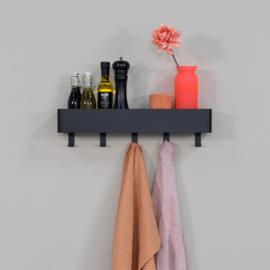 Spinder design kapstok Multi 5, zwart