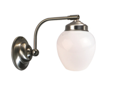 Old timerlight wandlamp Beker bol, opaal