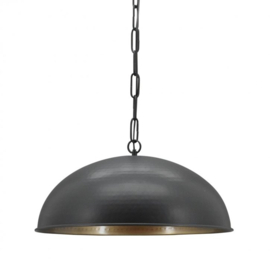 Toplicht hanglamp Lennox small black - inside bronze 50 cm