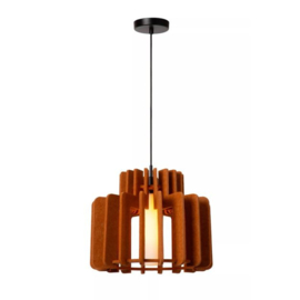 Lucide hanglamp Rollo, 1-lichts terracotta
