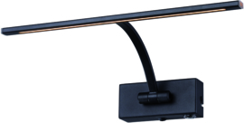 Wandlamp Matisse led, zwart