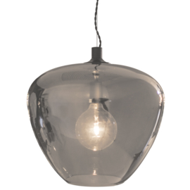 By Rydéns hanglamp Bellissimo Grande, smoke glas incl. licht bron