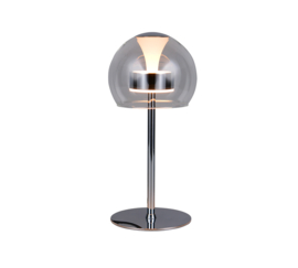 Trio-lighting tafellamp Flynt led, transparant glas