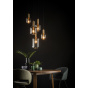 Lucide hanglamp Joanet 5-lichts, rookglas 66 cm