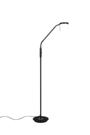 Trio lighting vloerlamp Monza led, zwart incl. dimmer