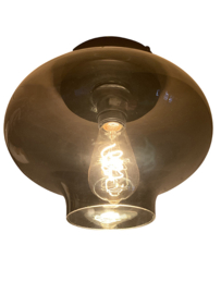 Light trend plafondlamp P7-1SM, smoke glas