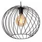 Lucide hanglamp Danza, zwart 40 cm