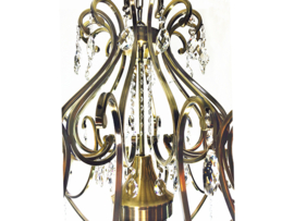 Light trend hanglamp H77905, 14-lichts brons