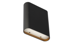 Berla wandlamp BW0013BG led, zwart-goud