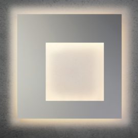 Escale plafondlamp Blade Q  open led, zilver 79 cm