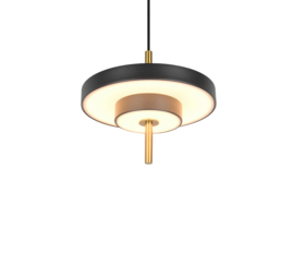 Trio lighting hanglamp Keaton led, zwart